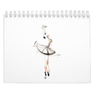 Ballerinas Dancers Drawings Calendar Kalender