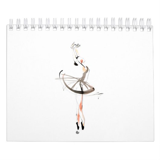 Ballerinas Dancers Drawings Calendar Kalender (Hoes)