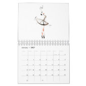 Ballerinas Dancers Drawings Calendar Kalender (Jan 2027)