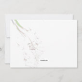 Ballerinas Dancing School Invitation Kaart (Achterkant)