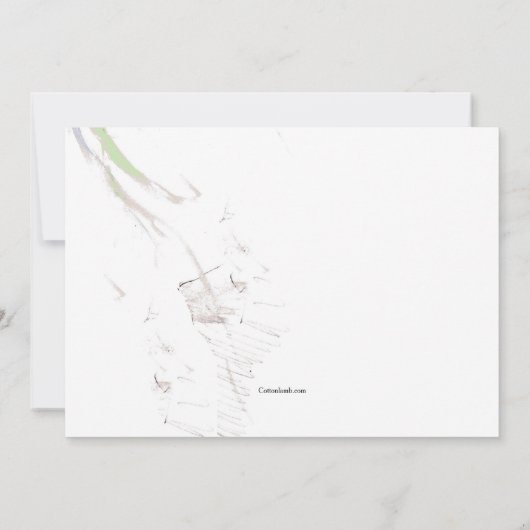 Ballerinas Dancing School Invitation Kaart (Achterkant)