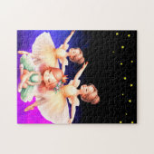 Ballerina's Dans achter de prinses Legpuzzel (Horizontaal)