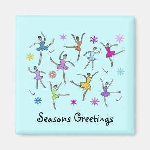 Ballerina's Dansen Vakantie Magneten