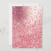 Ballerinas danst roos goudglitter mooi kaart (Achterkant)