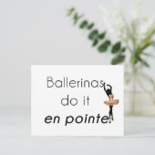 Ballerinas dus. briefkaart (Staand voorkant)