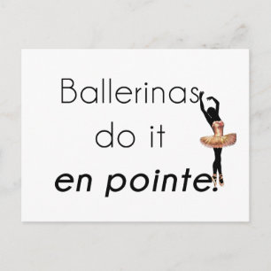 Ballerinas dus. briefkaart