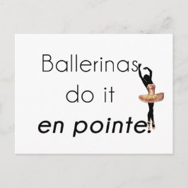 Ballerinas dus. briefkaart