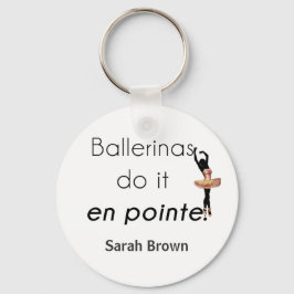 Ballerinas dus. sleutelhanger