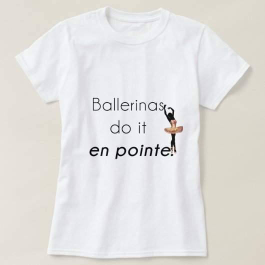Ballerinas dus. t-shirt (Design voorkant)