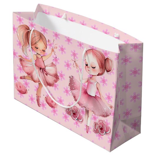 Ballerinas Groot Cadeauzakje (Achterkant Gekanteld)