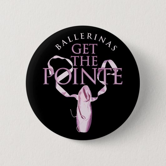 Ballerinas Haal de Pointe Ronde Button 5,7 Cm (Voorkant)