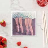 BALLERINA'S IN BLAUWE PAPIEREN SERVETTEN (Insitu)