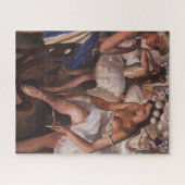 Ballerina's in de kleedkamer (door Serebriakova) Legpuzzel (Horizontaal)