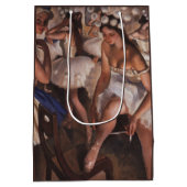 Ballerina's in de kleedkamer (door Serebriakova) Medium Cadeauzakje (Achterkant)