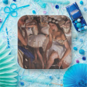 Ballerina's in de kleedkamer (door Serebriakova) Papieren Bordje (Feest)