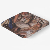 Ballerina's in de kleedkamer (door Serebriakova) Papieren Bordje (Gebogen)