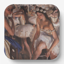 Ballerina's in de kleedkamer (door Serebriakova)