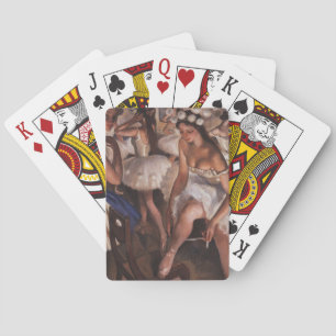 Ballerina's in de kleedkamer (door Serebriakova) Pokerkaarten