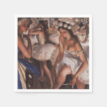 Ballerina's in de kleedkamer (door Serebriakova)