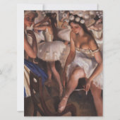 Ballerina's in de kleedkamer kaart (Voorkant)