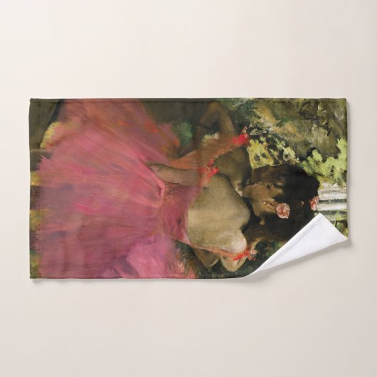 Ballerinas in Roze door Edgar Degas Bad Handdoek (Handdoek)