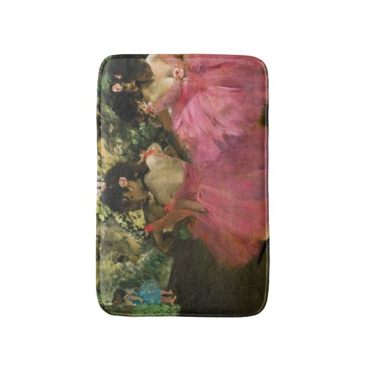 Ballerinas in Roze door Edgar Degas Badmat (Voorkant Verticaal)