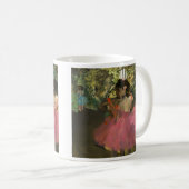 Ballerinas in Roze door Edgar Degas Koffiemok (Voorkant rechts)