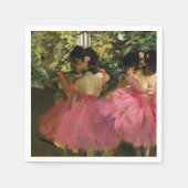 Ballerinas in Roze door Edgar Degas Servet (Voorkant)