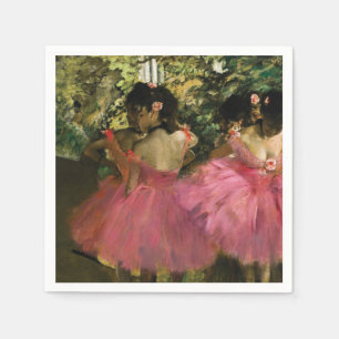 Ballerinas in Roze door Edgar Degas Servet