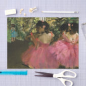 Ballerinas in Roze door Edgar Degas Tissuepapier (Craft)