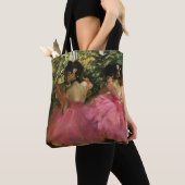 Ballerinas in Roze door Edgar Degas Tote Bag (Dichtbij)