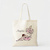 Ballerina's, jouw naam toevoegen tote bag (Voorkant)