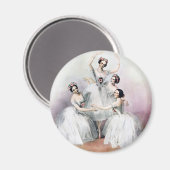 Ballerinas Magnet (Voorkant / Achterkant)
