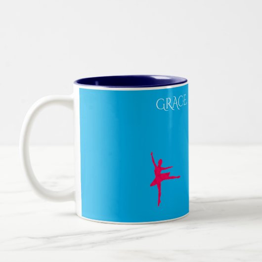 Ballerina's mok met twee tonnen koffie. (Links)