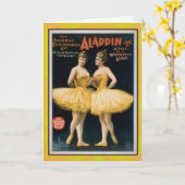 ballerina's notenkaarten kaart (Gele Bloem)