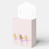 Ballerinas Pink Favor Box Tutu Girl Bedankdoosjes (Geopend)