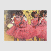 Ballerinas - Roze dansers, kunst van Degas Tissuepapier (Voorkant)