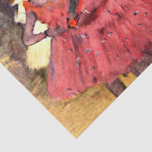 Ballerinas - Roze dansers, kunst van Degas Tissuepapier (Detail)