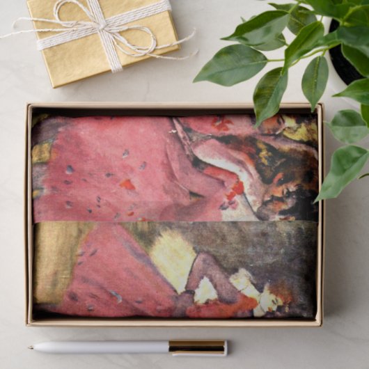 Ballerinas - Roze dansers, kunst van Degas Tissuepapier (Geschenk)