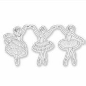 Ballerina's Sticker (Voorkant)