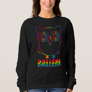Ballern Eule Hardstyle Edm Music Rave Techno Trui