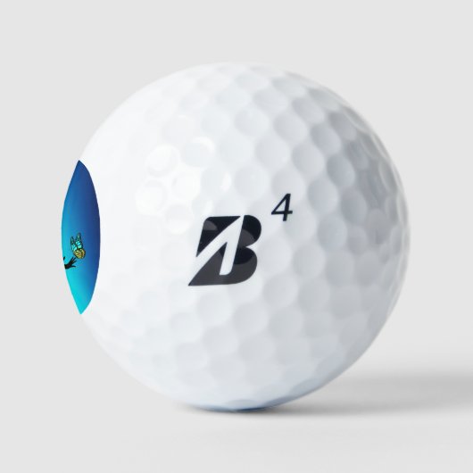 Balles De Golf De Blauwe Vlinder Golfballen (Logo)
