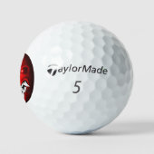 Balles De Golf Samouraïmoji Golfballen (Logo)