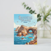 Ballestas-eilanden Peru Briefkaart (Staand voorkant)