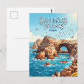 Ballestas-eilanden Peru Briefkaart (Voorkant / Achterkant)