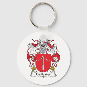 Ballester Family Crest Sleutelhanger