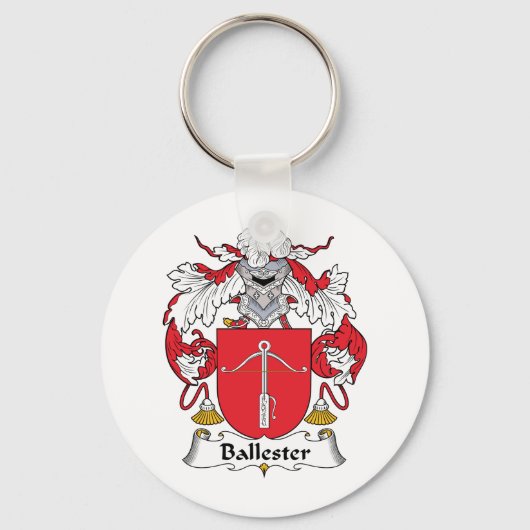 Ballester Family Crest Sleutelhanger (Voorkant)