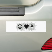 ballet 3 bumpersticker (Op auto)