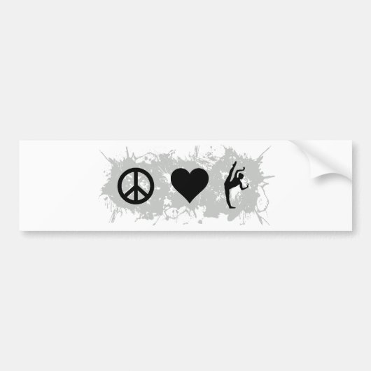 ballet 3 bumpersticker (Voorkant)