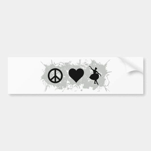 Ballet 6 bumpersticker (Voorkant)